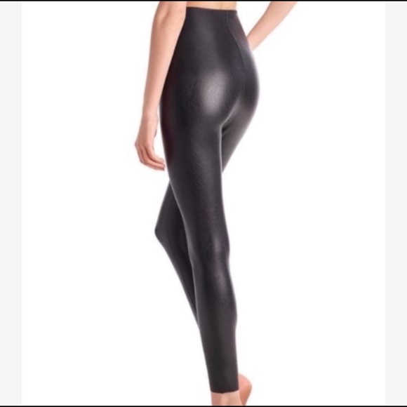 Commando Perfect Control Faux Leather Black Size M - Picture 10 of 11